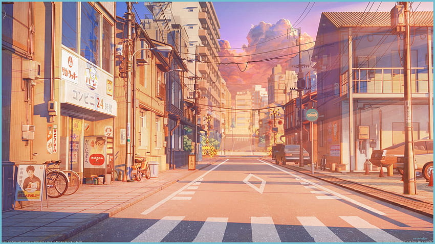 Anime Street에서 모두가 저지르는 일반적인 실수. 애니메이션의 거리, 아늑한 애니메이션 HD 월페이퍼