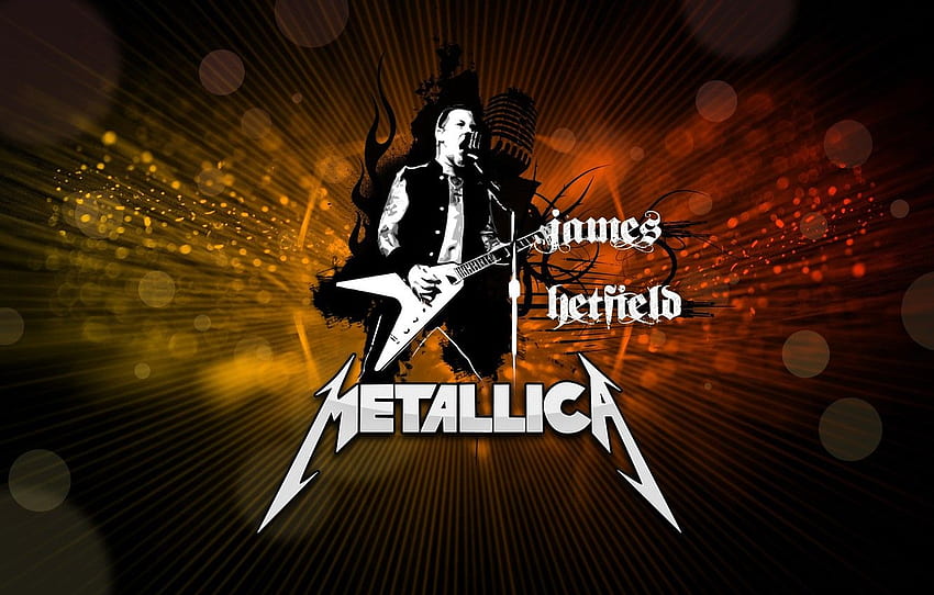 métal, guitariste, rock, rock, metallica, guitare électrique, Metallica, james hetfield pour , section музыка Fond d'écran HD