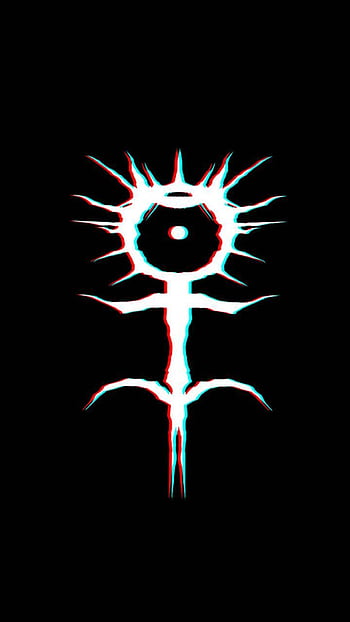 Download Ghostemane Black And White Art Wallpaper | Wallpapers.com