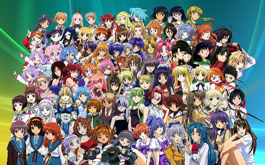 anime. mix anime girls . Anime & Manga & Cartoons, Mainstream Anime HD wallpaper