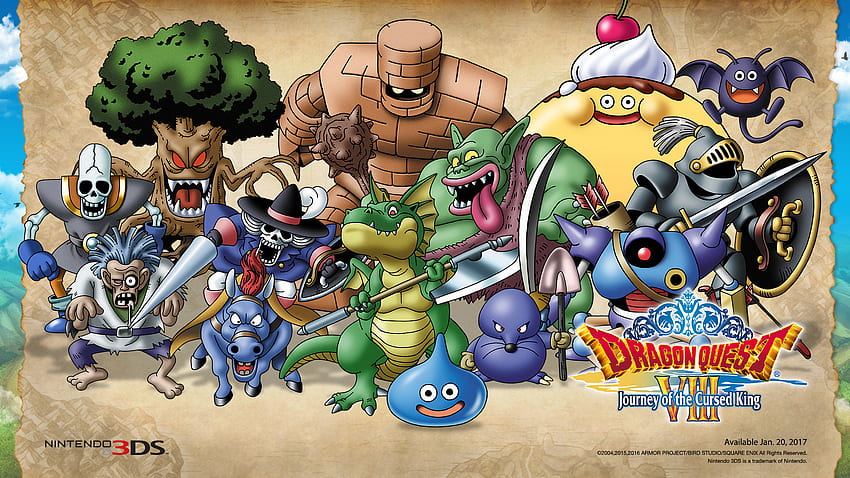 Dragon Quest VIII 3DS Nintendo Monster ... Wallpaper HD