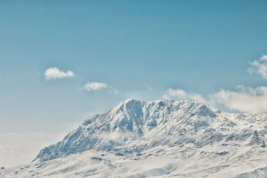 Nature, Mountains, Vertex, Top, Snow Covered, Snowbound HD wallpaper