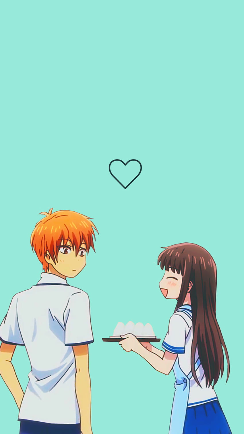 Kyo y Tohru. Canasta de frutas anime, Canasta de frutas, Canasta de frutas manga fondo de pantalla del teléfono