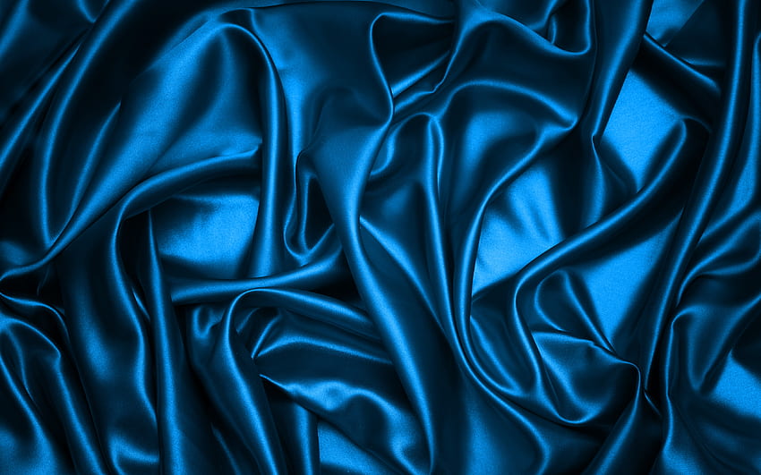 dark blue silk, , dark blue fabric texture, silk, dark blue background, dark blue satin, fabric textures, satin, silk textures for with resolution . High Quality HD wallpaper