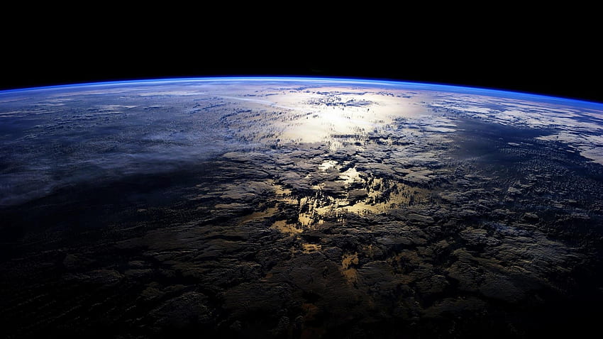 Planeta tierra, superficie, atmósfera llena fondo de pantalla
