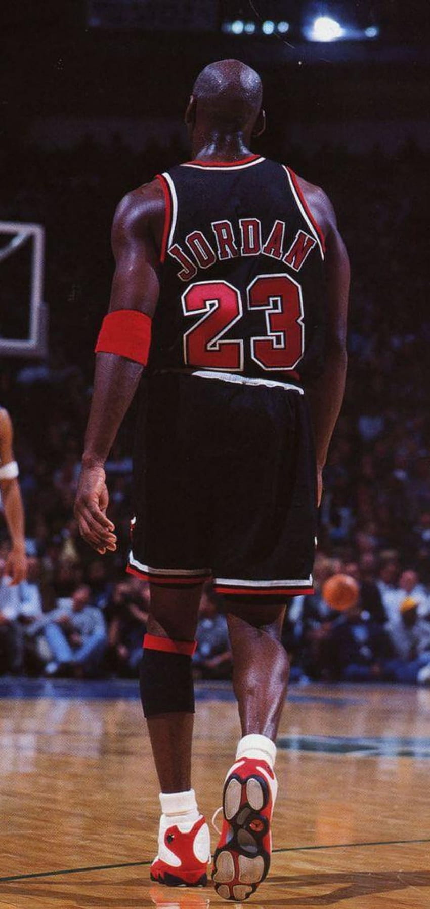 Jordan : Top Best of Michael Jordan ( 2020 ), Schwarzer und Roter Jordan HD-Handy-Hintergrundbild