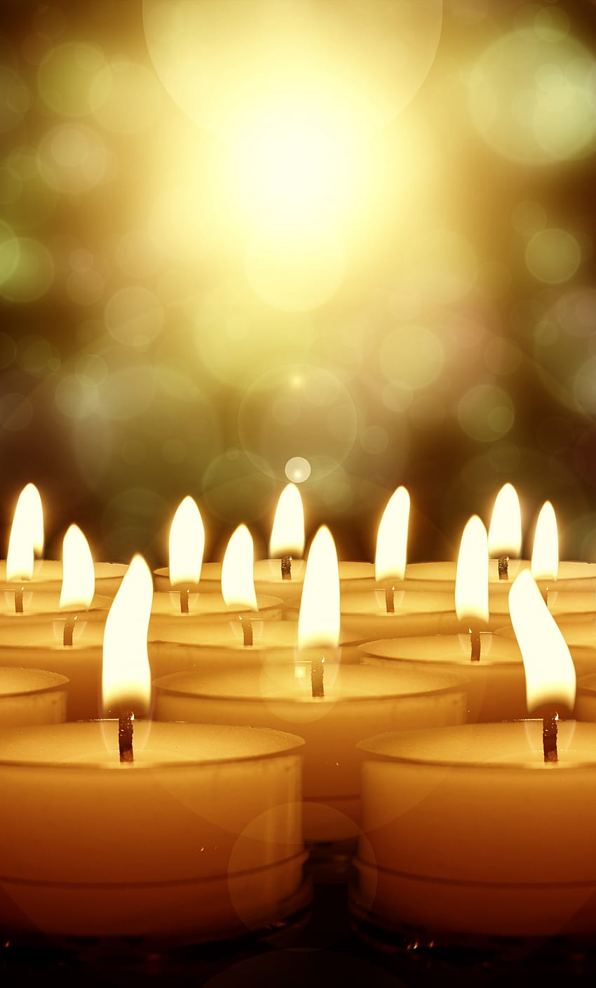 Frieden, Meditation, Kerzen, Lichter, Bokeh , , iPhone 6 Plus, Candle iPhone HD-Handy-Hintergrundbild