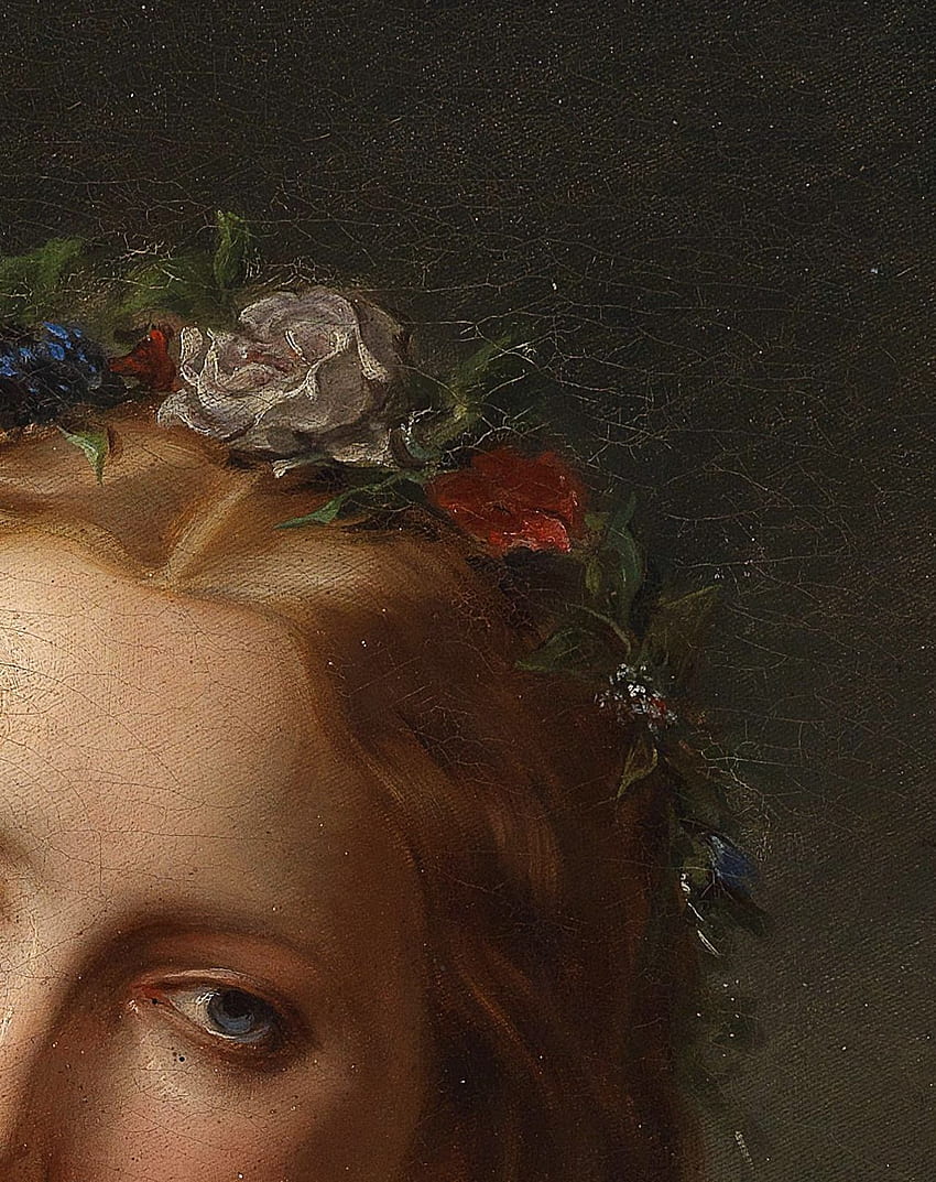 Ästhetische Mädchen-Kunstwerke, Renaissance-Kunstfrauen HD-Handy-Hintergrundbild