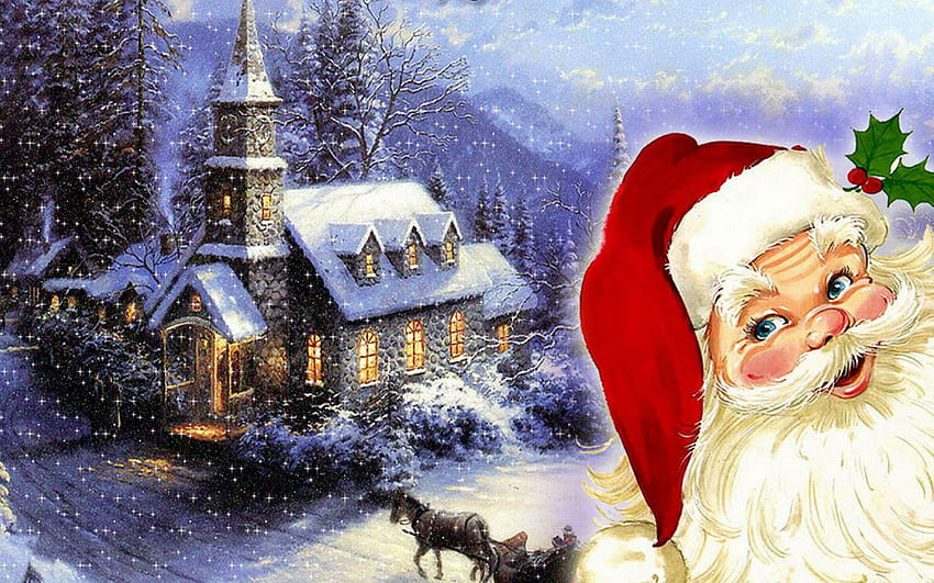 : Merry Christmas to santa claus 2013 1825 - Santa Claus Christmas, Father Christmas Wallpaper HD