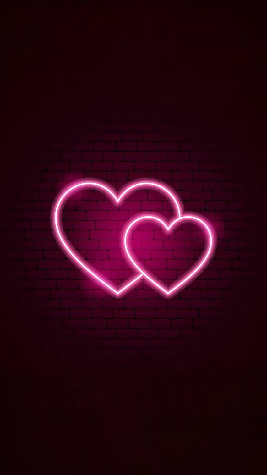 Neon Heart by NIRAVGAJJAR1711 - 23 now. Browse millions of popula in 2020. Pink neon , iphone neon, Heart , Cute Pink Neon Hearts HD phone wallpaper
