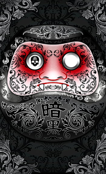 Red Kabuki Daruma