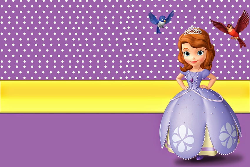Printable Invitations, Cards Or Frames, Sofia the First HD wallpaper