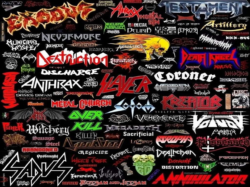 Best Thrash Metal Bands Of The 80's, 80s Bands HD wallpaper | Pxfuel