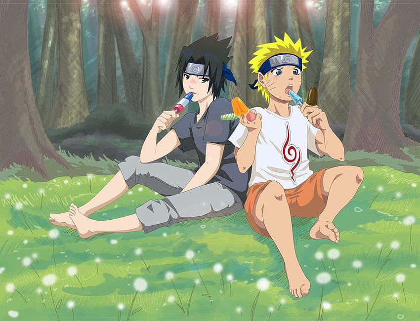 Naruto: Sommer von Hausmaus, Naruto läuft HD-Hintergrundbild