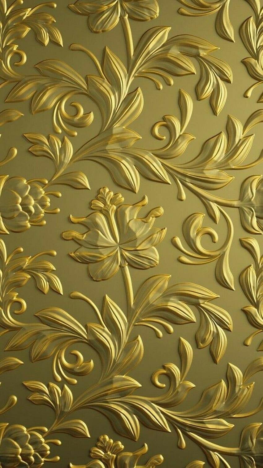 Złoty kolor, estetyczny Tapeta na telefon HD
