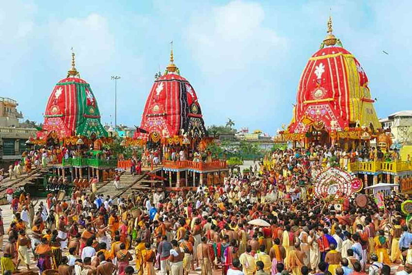 Rath Yatra Highlights: Chariots of Lord Jagannath, Lord Balabhadra, Devi Subhadra reach Gundicha temple - The Financial Express HD wallpaper