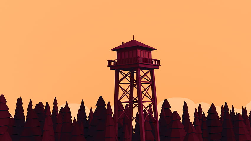 Fanart Modellierte den Wachturm in Blender! HD-Hintergrundbild