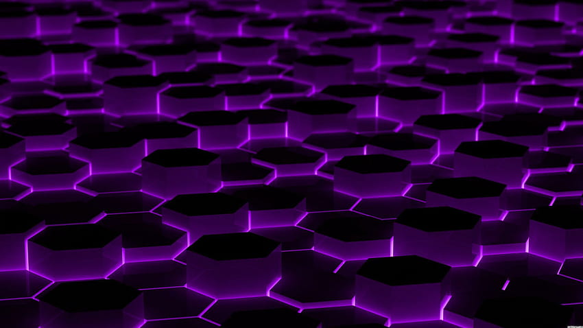 wallchan Resources and Information. Hexagon , Cool background, Black and purple HD wallpaper