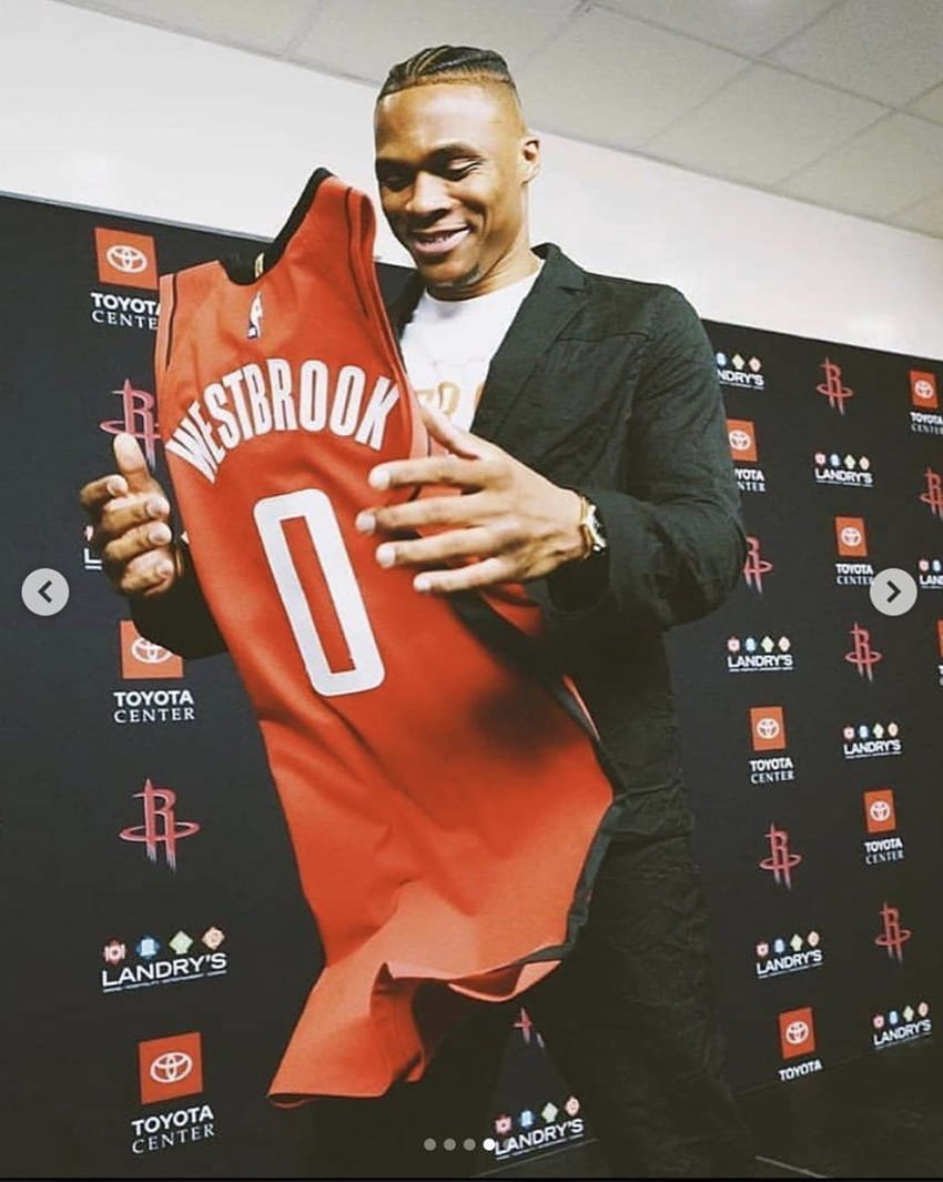 A turnê de vingança de Russell Westbrook começa da maneira mais humilde possível em Houston, Russell Westbrook Rockets Papel de parede de celular HD