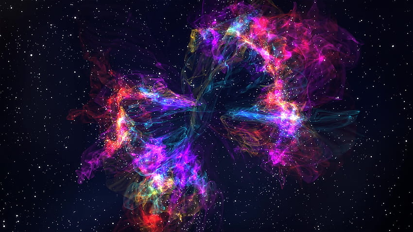 Rainbow Nebula Animated Windows, Colorful Nebula HD wallpaper