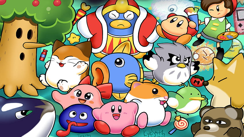 Kirby Full () background, Cool Kirby HD wallpaper