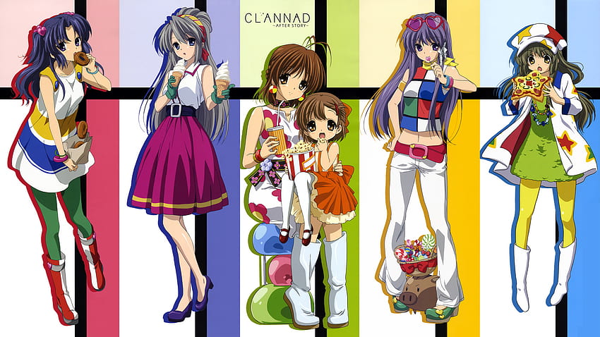 clannad, other, , girls, anime HD wallpaper