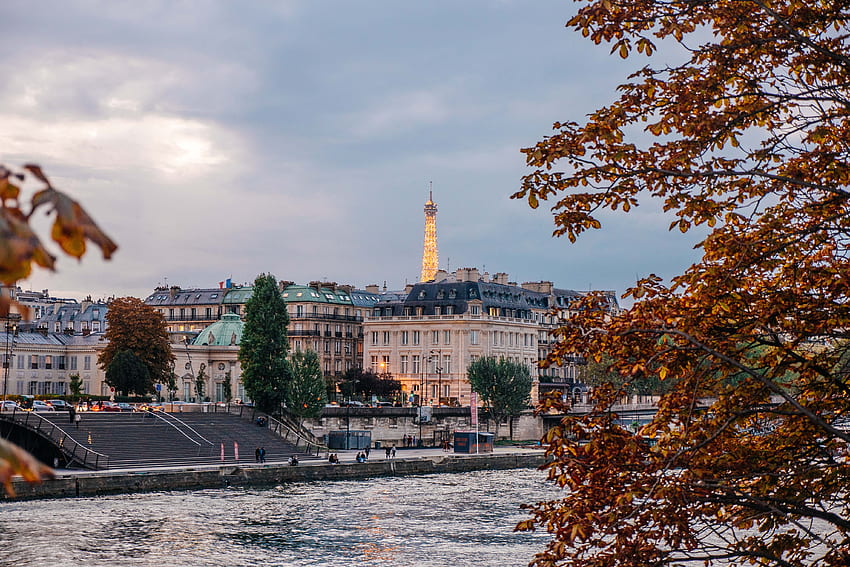 Kota, Sungai, Paris, Prancis, Tanggul, Dermaga Wallpaper HD