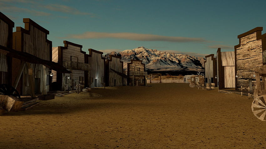 Old Western, Old West Town Sfondo HD