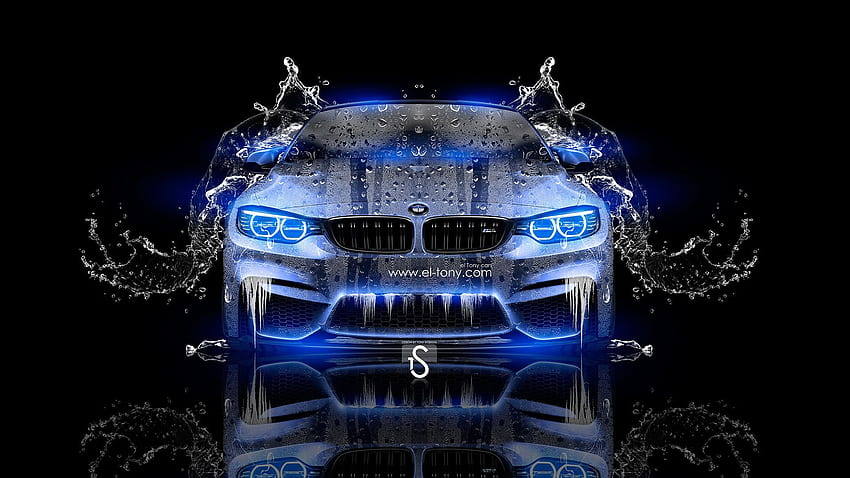 Cool BMW M4 Abstract Art . Bmw m4, Neon HD wallpaper