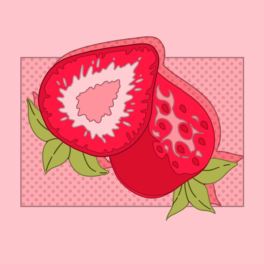 n descubierto por An_Go. Descubre (¡y guarda!) tus propias imágenes y videos en We Heart It in 2020. Cute strawberry, Cute pink background, Kawaii , Strawberry Anime HD phone wallpaper