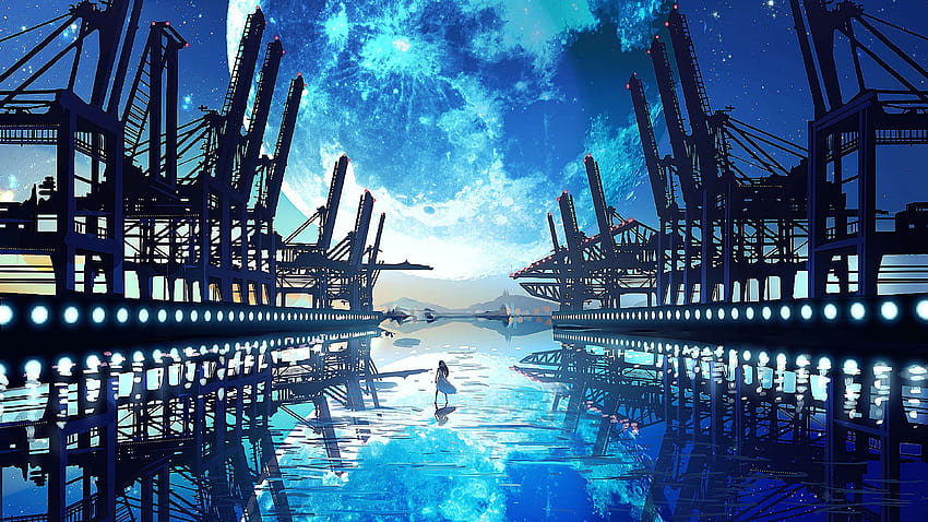 Anime Landscape, Anime Scenery HD wallpaper