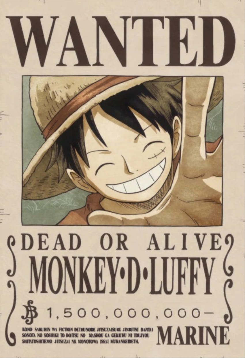 Luffy - New Reward. One piece bounties, One piece luffy, One piece manga, Zoro Bounty HD phone wallpaper