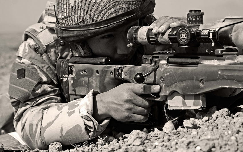 military rifle shooting, military, shooting, war, rifle HD wallpaper