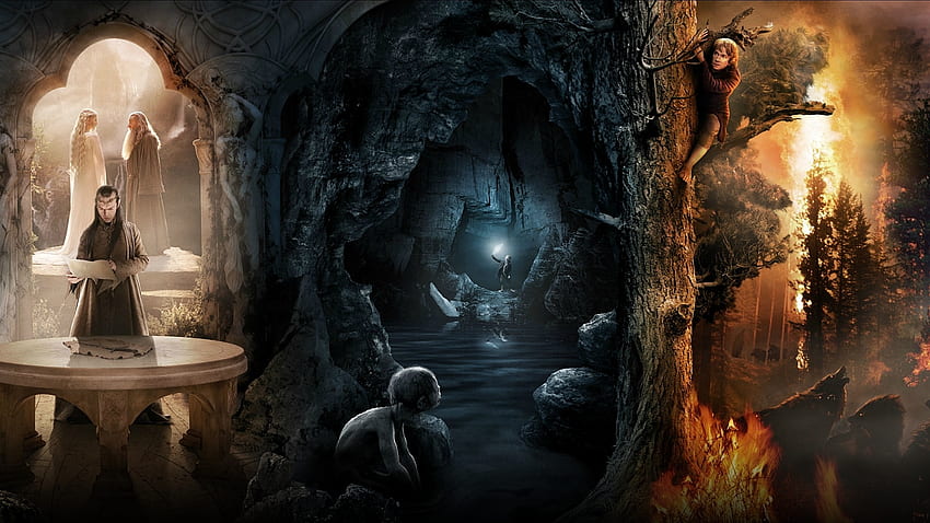 O Hobbit Uma Jornada Inesperada 4, J.R.R Tolkien papel de parede HD