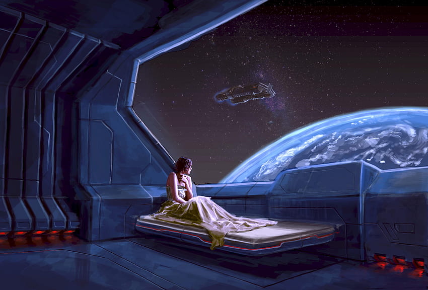 Im Raumschiff HD-Hintergrundbild
