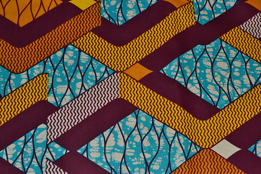 Estampa africana, padrão africano papel de parede HD