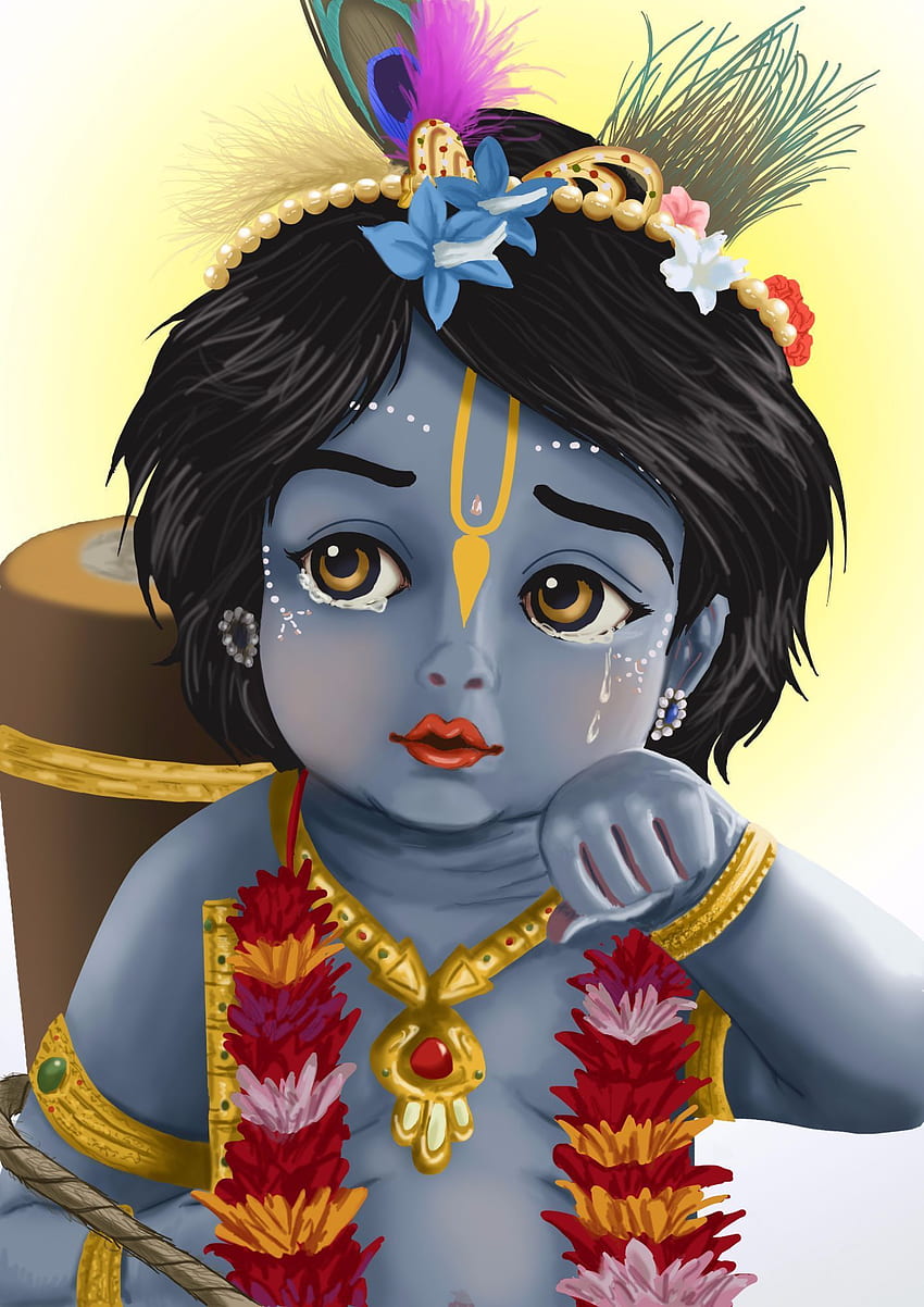 Baby Krishna. Lord krishna , Baby krishna, Lord HD phone wallpaper