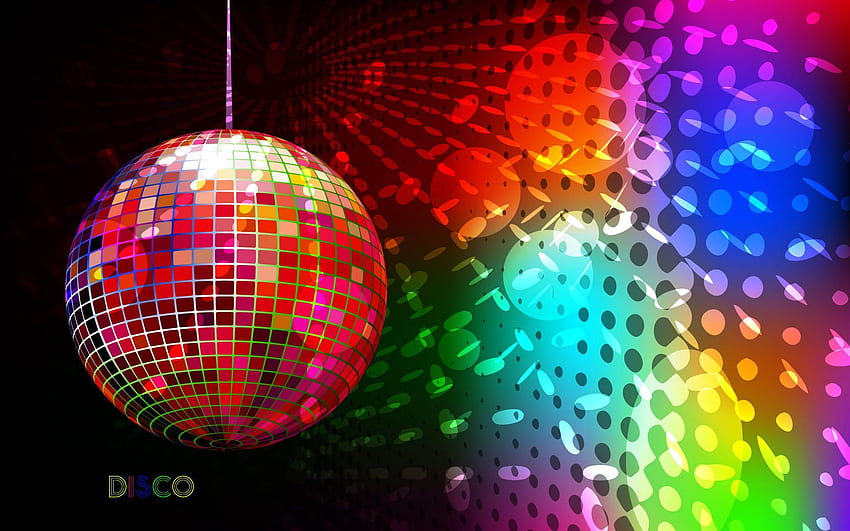 Music Background 32. Luces de discoteca, Disco, Bola de discoteca, Luces de discoteca fondo de pantalla