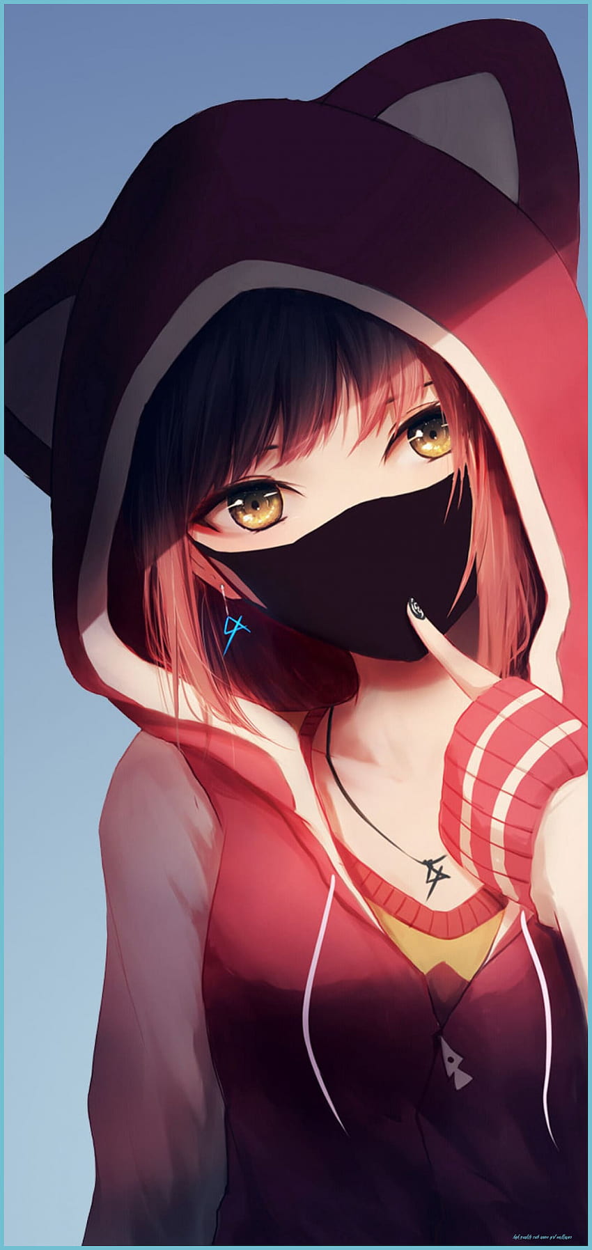 Cute Anime Girl Red - Anime - High Quality Cute Anime Girl, Simple Anime  Girl HD phone wallpaper | Pxfuel