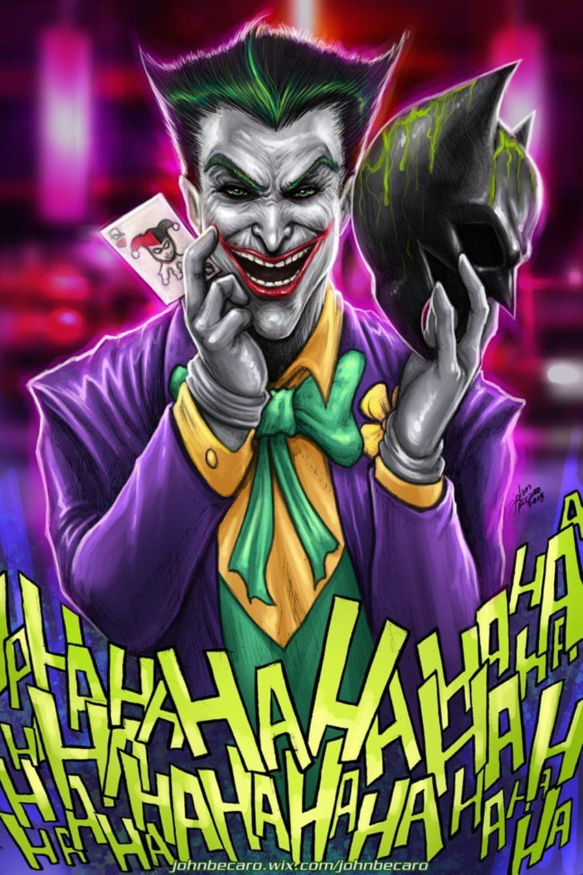 Joker By Johnbecaro Joker Joker Joker And Harley Dc Comics Joker Hd Phone Wallpaper Pxfuel 