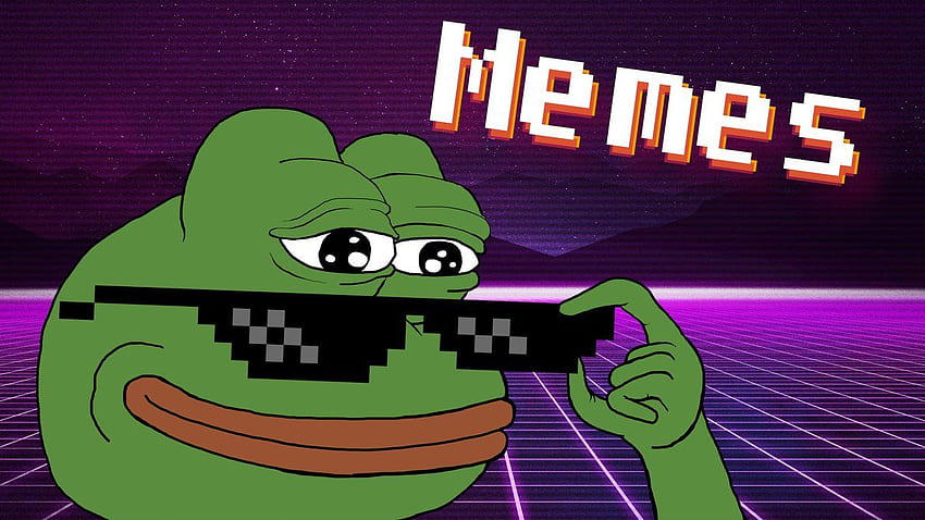 Pepe 80's Meme HD wallpaper