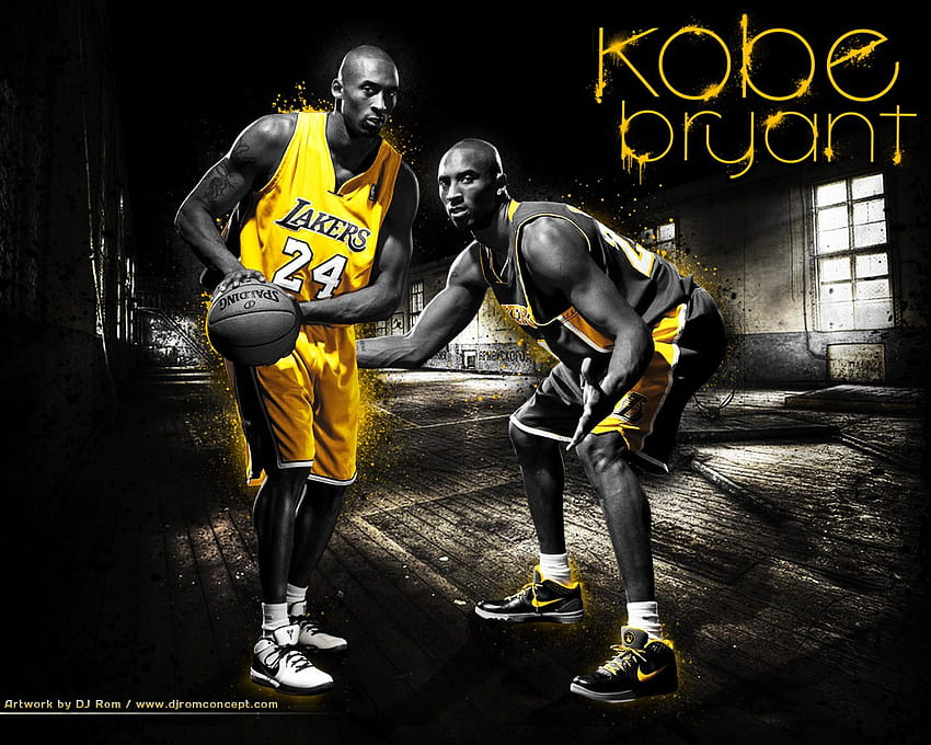 Kobe Bryant, Kobe Bryant Number 8 HD wallpaper