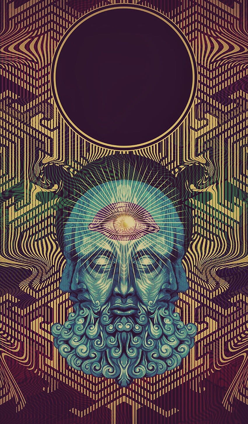 iPhone . Psychedelic artwork, Art, Psychedelic art, Visionary HD phone wallpaper