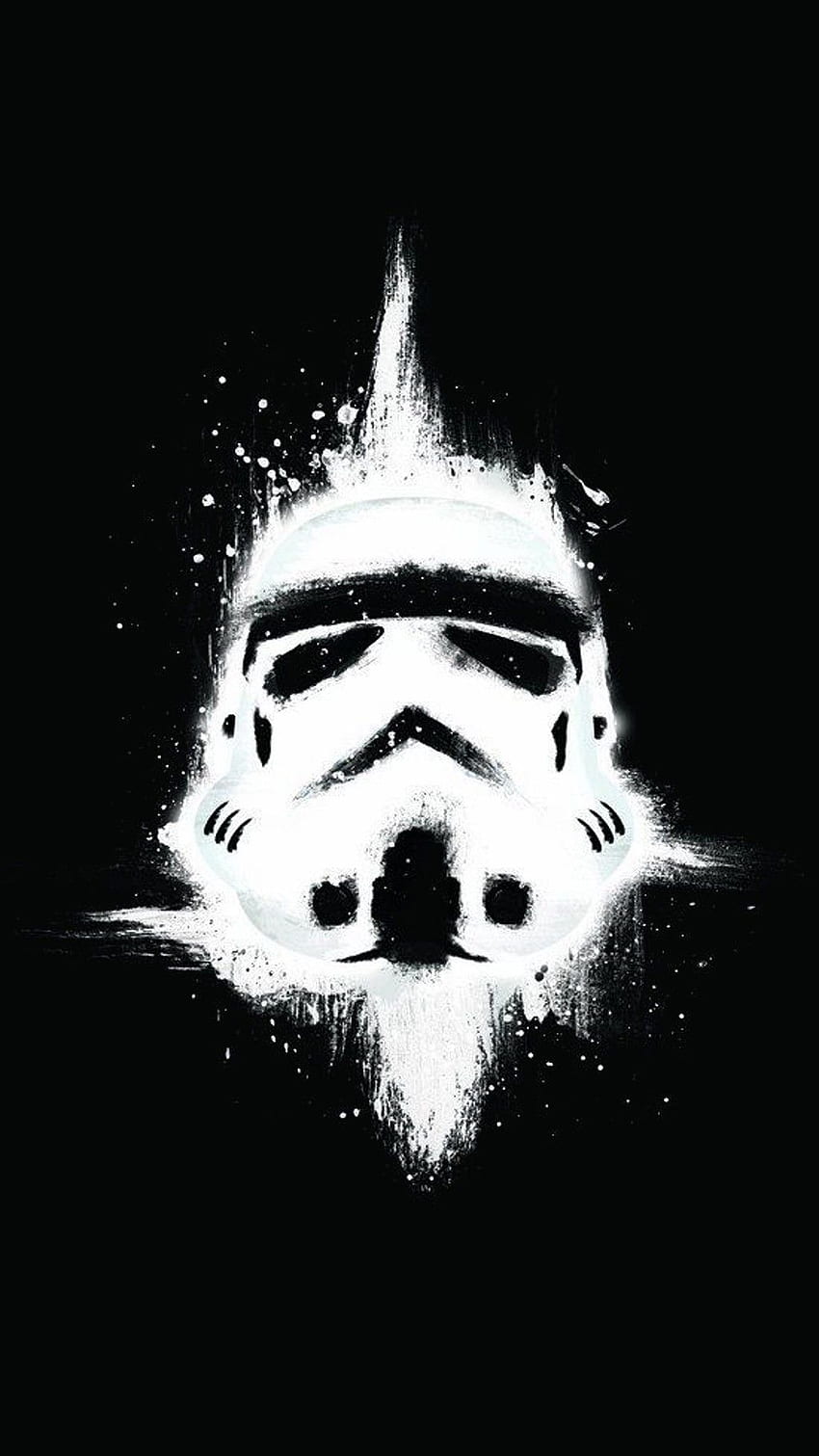 Stormtrooper, oeuvre sombre. Pop art star wars, Art star wars, Tatouage star wars, Pop art noir et blanc Fond d'écran de téléphone HD