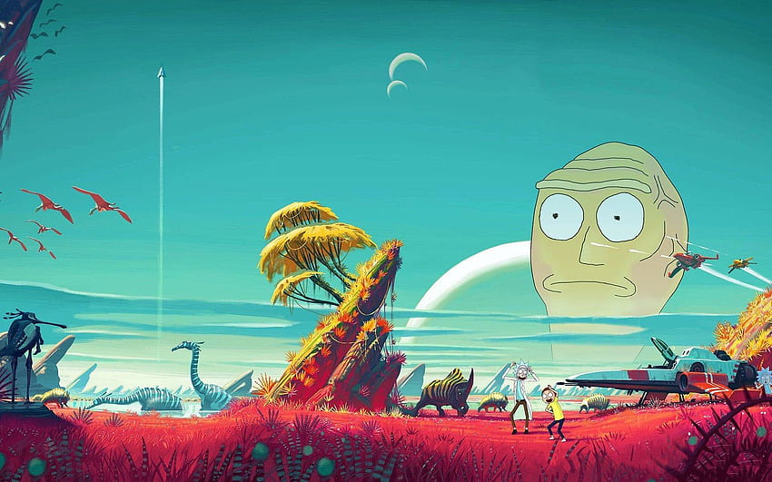 Rick and Morty - No Man's Sky マッシュアップ : rickandmorty, Rick and Morty ...