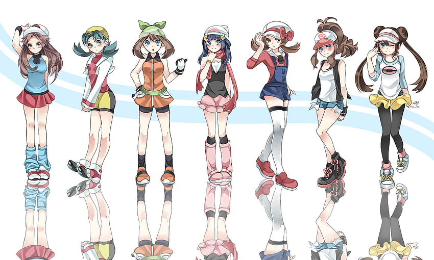 Pokémon Anime Board, Female Pokemon Trainer HD wallpaper