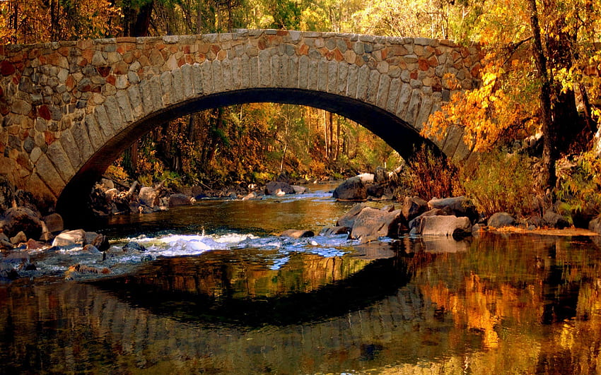 Bild Brcke im Herbst and stock [] for your , Mobile & Tablet. Explore Fall . Windows 10 HD wallpaper