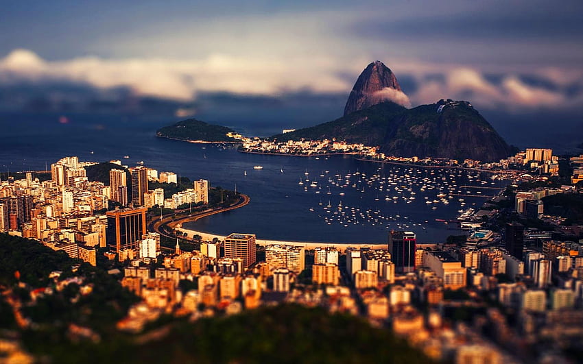 Rio De Janeiro Brazil Cityscape Evening Sunset, HD World, 4k Wallpapers,  Images, Backgrounds, Photos and Pictures