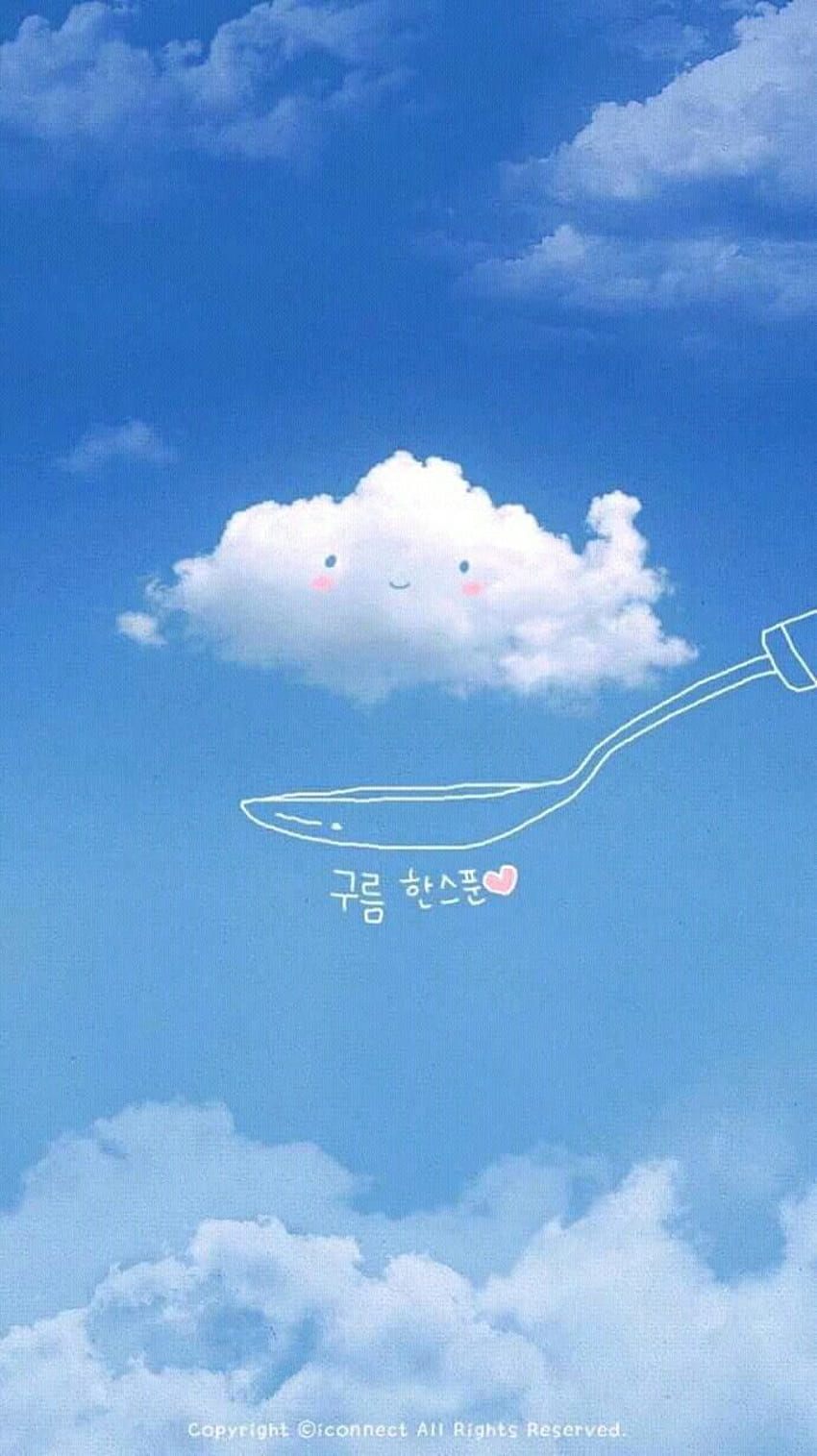 aesthetic clouds<3. aeѕтнeтιcѕ/ѕ. , Cute, Pastel Blue Aesthetic Clouds HD phone wallpaper