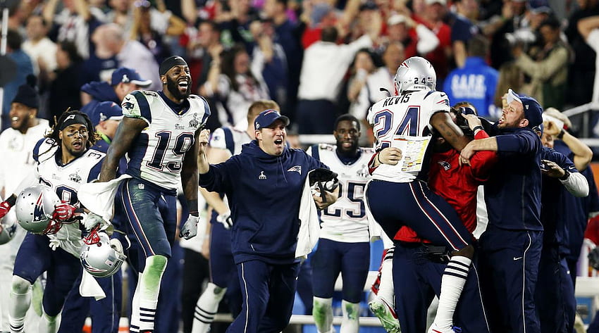 อินเทอร์เน็ตตอบสนองต่อการชนะ Super Bowl ของผู้รักชาติ - Patriots Celebrating, Super Bowl LIV วอลล์เปเปอร์ HD